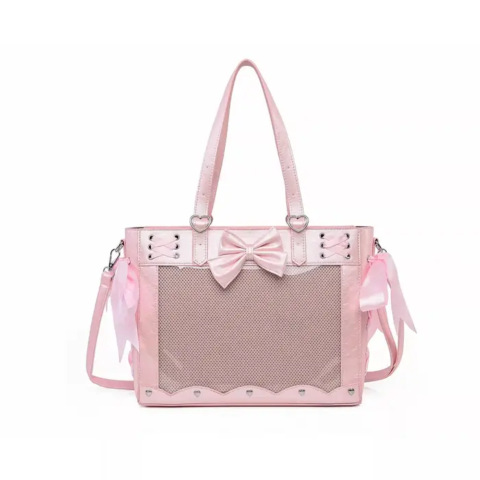 Bandage Bow épaule Ita Sac haute capacité Sac Femme utilisation quotidienne Bolso sacs originaux
