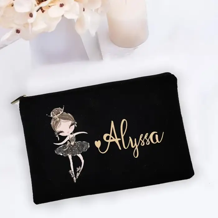 Sac de maquillage personnalisé avec nom