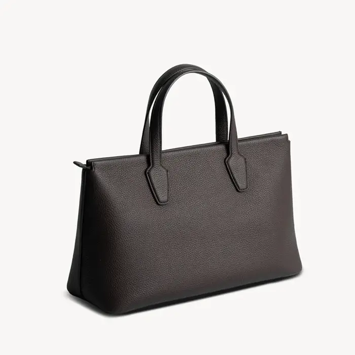 The Row Marcel, sacoche en cuir de luxe