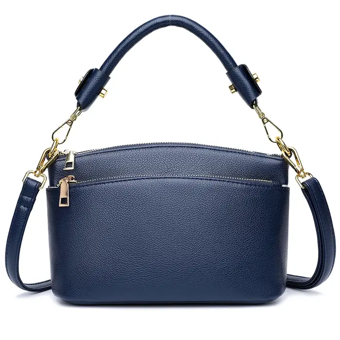 Loisirs en cuir véritable fille moto sac mode tendance femme sacs de messager portefeuille de haute qualité