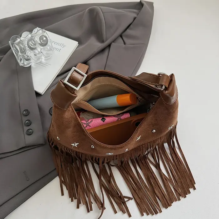 Sac à bandoulière Vintage à franges