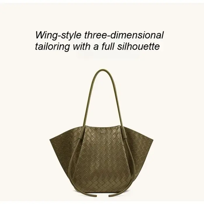 JW PEI Sac fourre-tout de luxe texturé pour femme Nala, sac à bandoulière multifonctionnel grande ca