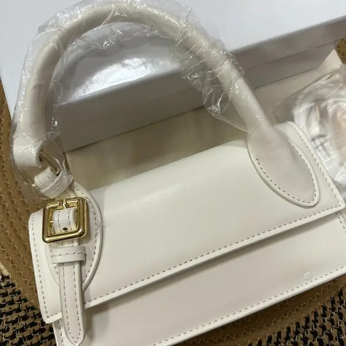 Sac à main carré en cuir pour femme avec rabat et poignée supérieure, bandoulière amovible, style mi