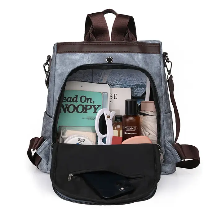 Mode Anti-vol sac à dos femme haute qualité en cuir sac à dos femmes sacs à bandoulière concepteur dames léger voyage sac à dos