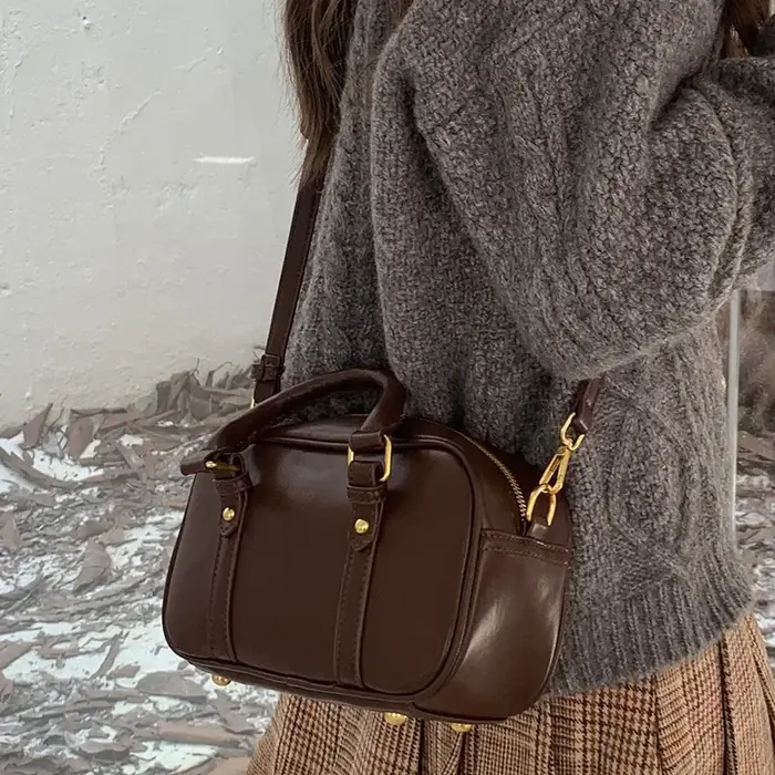 Maillard-Sac à Main Vintage en Cuir Pu pour Femme