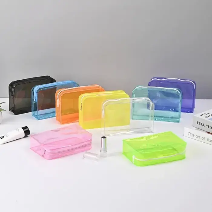 Sac à cosmétiques Transparent coloré