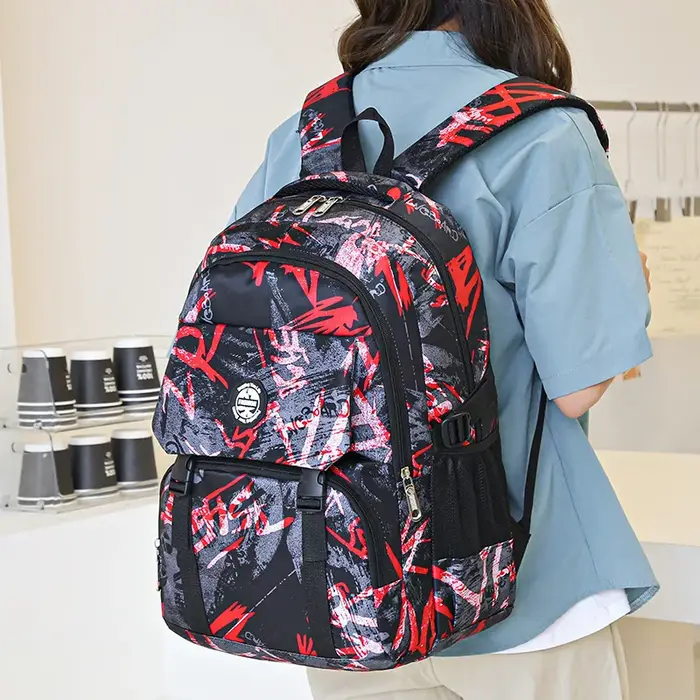 Sac à dos imprimé couleur Cool