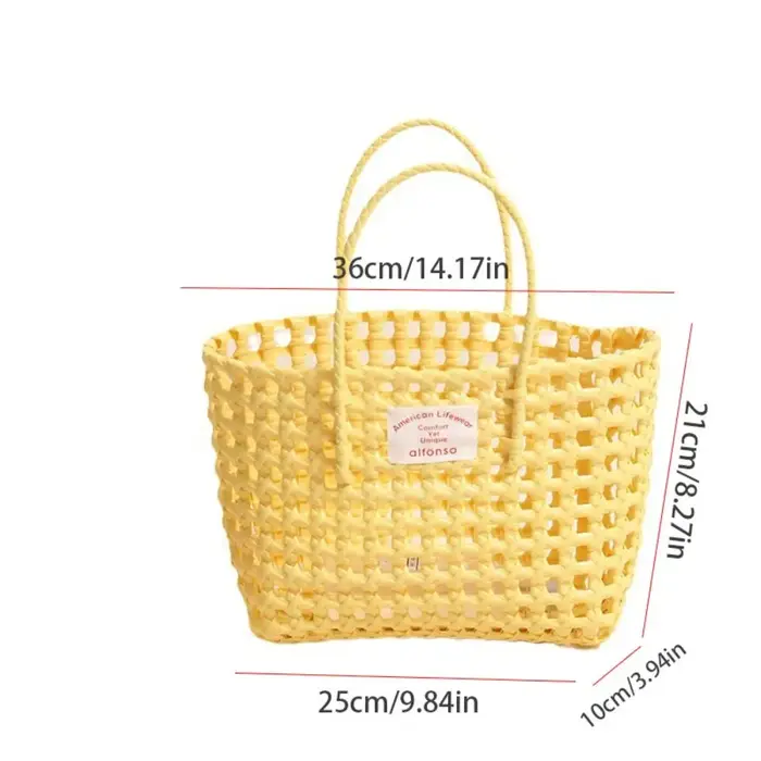 Sac en tissu ajouré de style campagnard