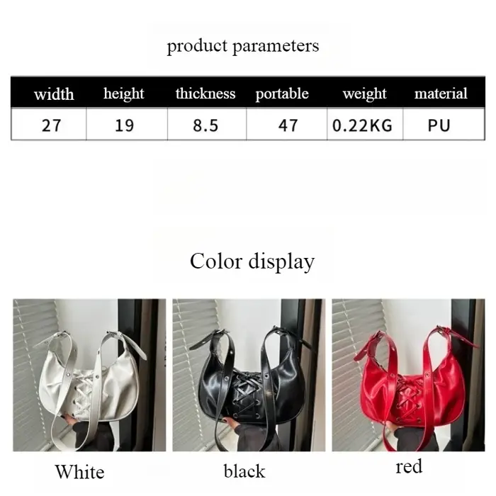 Sac à lacets avec nœud pour femmes