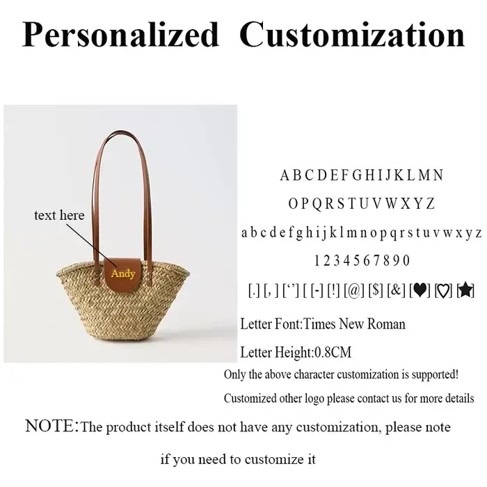 Impression gratuite nouveaux sacs de paille naturelle