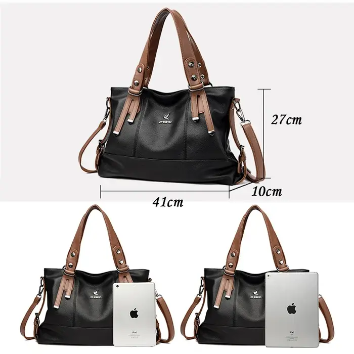 Sacs à main en cuir véritable pour femmes