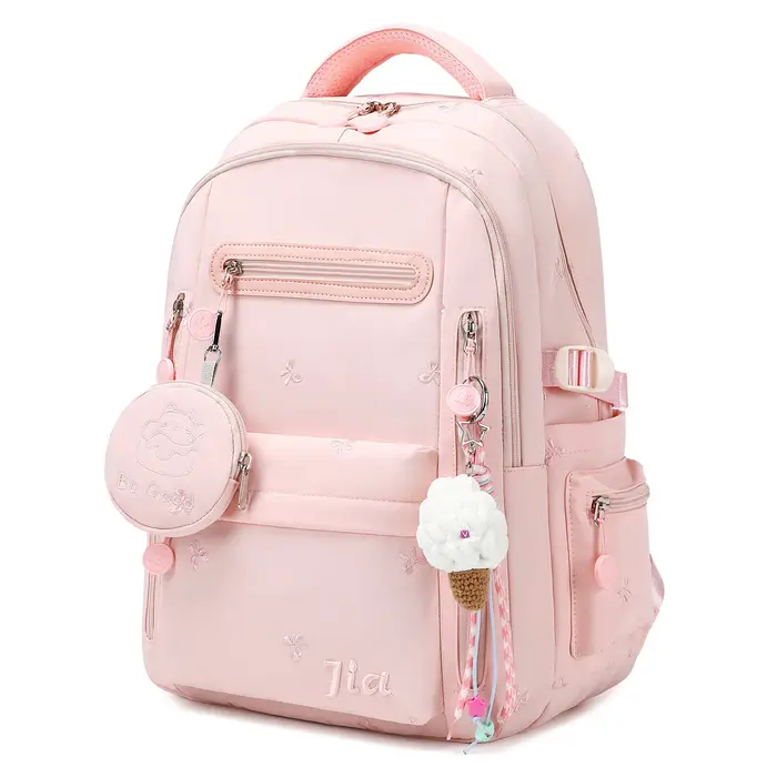 Nouveau sac d'école orthopédique minimaliste pour les élèves du collège