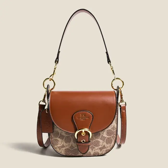 Petit sac à main haut de gamme pour femmes, nouveau style 2025, sac de selle imprimé, polyvalent et