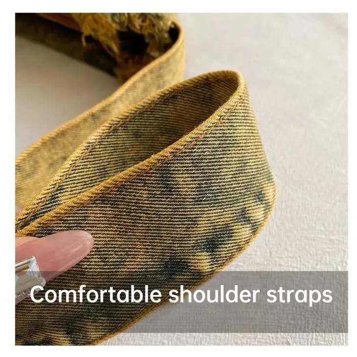Sac fourre-tout en jean délavé