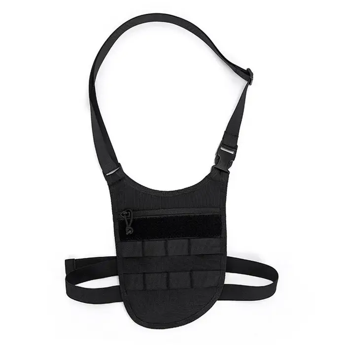Sac à bandoulière tactique dissimulé, sac bandoulière secret, sacoche anti-vol pour agent secret, ac