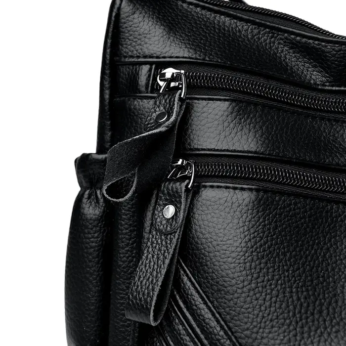 Sac à bandoulière tendance en cuir pour femmes