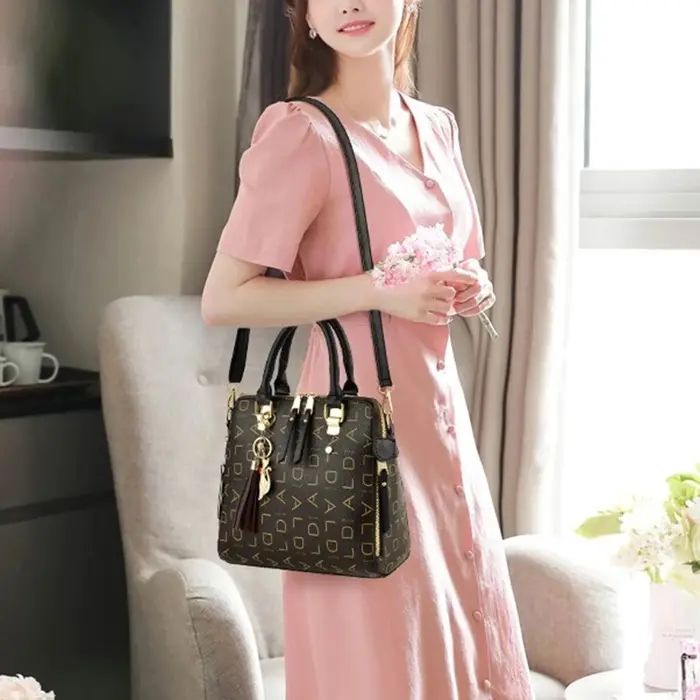 Sac à poignée Vintage pour femmes d'âge moyen de luxe sacs à main