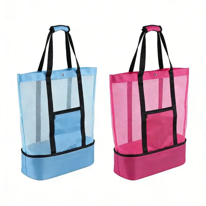 LUSQI Lot de 3 sacs de courses imperméables grande capacité