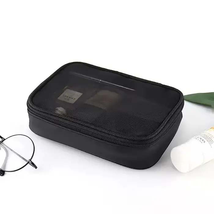 Sac de maquillage noir pour femmes
