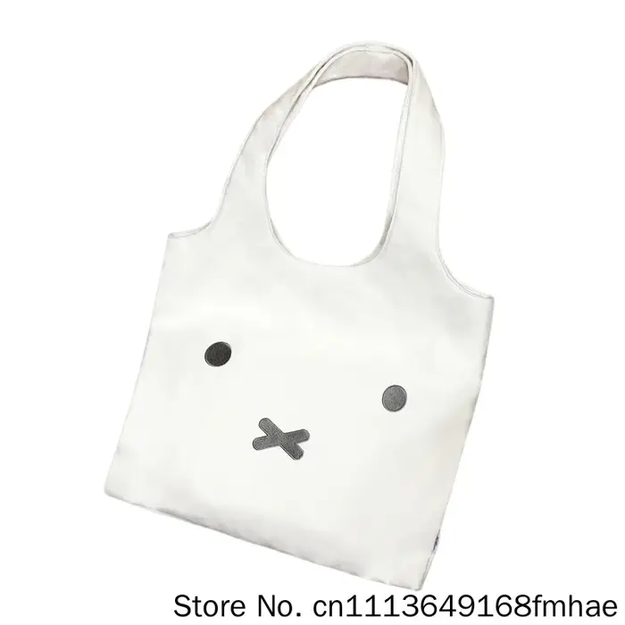 Vipo X Miffy – sac fourre-tout en toile de grande capacité
