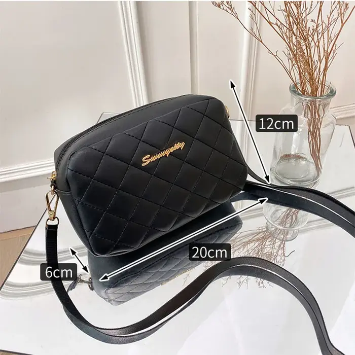 Petit sac messager à pompon pour femmes