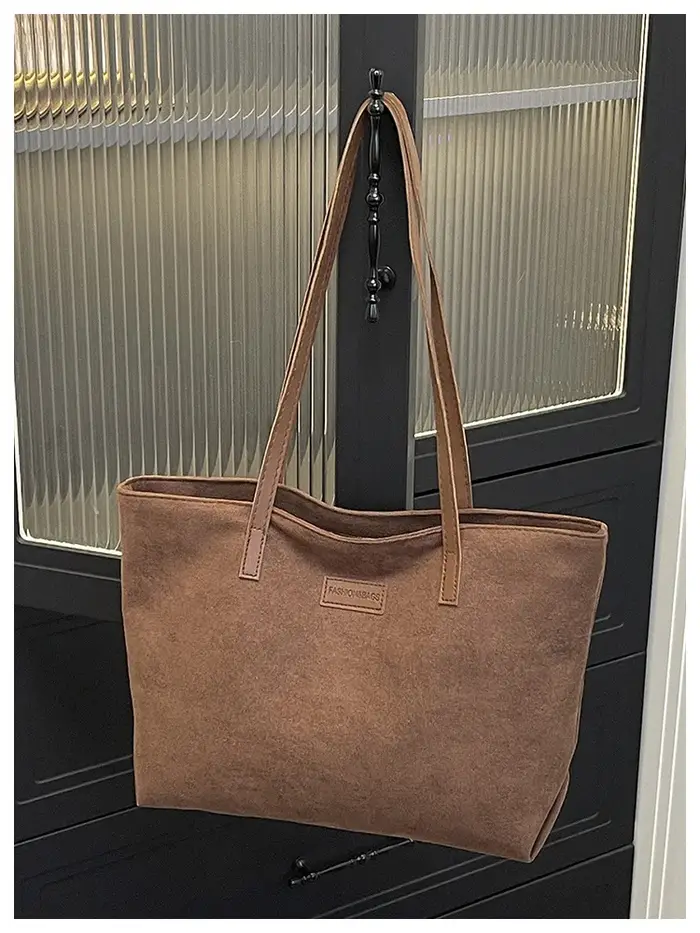Sac à bandoulière pour femme de grande capacité décontracté, sac à main rétro tendance pour les traj