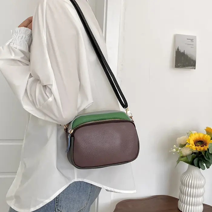 Sac en cuir véritable de vache pour femmes