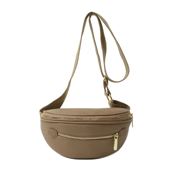 Sac à bandoulière élégant pour femmes, avec large sangle, sac à bandoulière Simple, couleur unie, sa