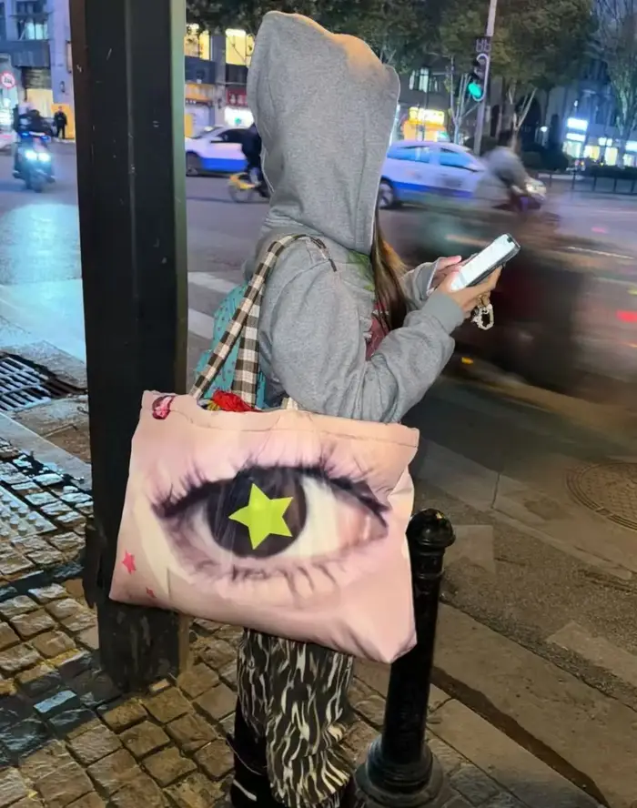 Sac fourre-tout grande capacité pour femme Y2K Printemps-Été 2026