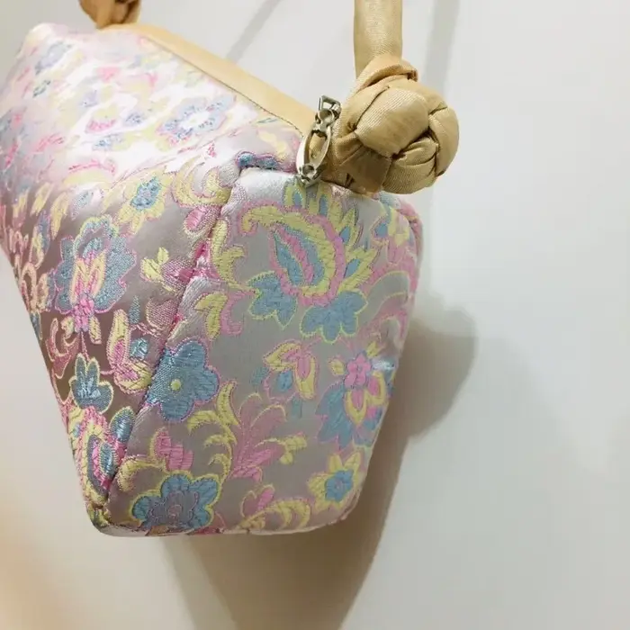 Mode luxe Style chinois sac en soie femmes sac à main japonais