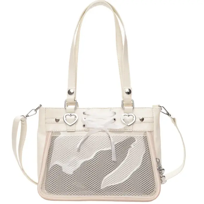 Sac bandoulière Ita Bag rouge petit format Italife avec ruban