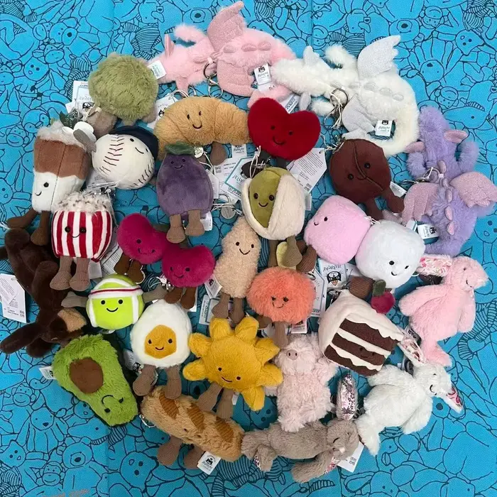 Nouveau porte-clés en peluche Kawaii pour sac à main