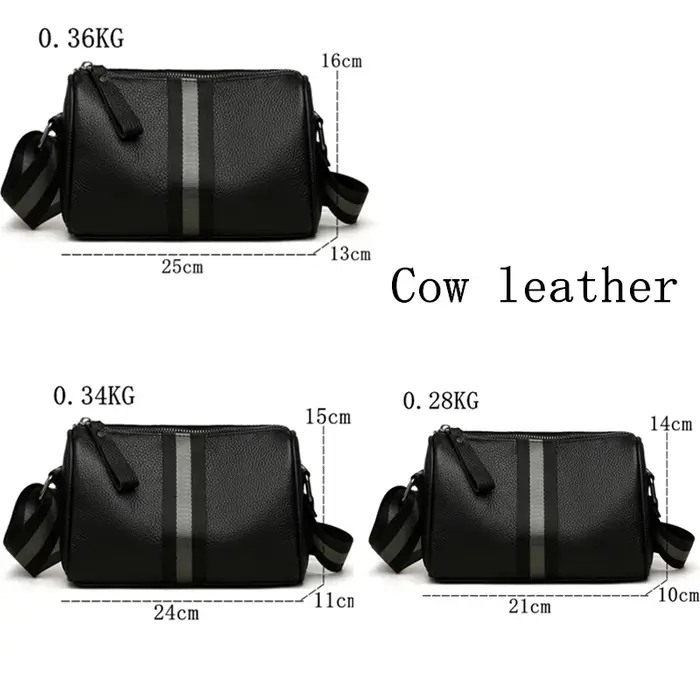 Couleur unie peau de vache fourre-tout de luxe en cuir véritable souple Sac à main mode femmes Sac à bandoulière