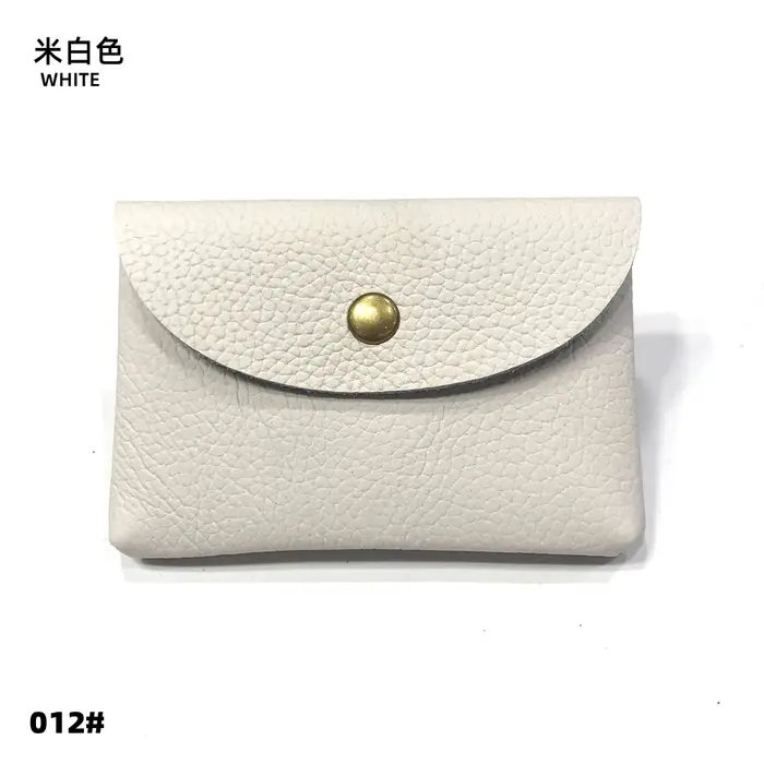 Mini porte-monnaie en cuir véritable avec nom personnalisé, pour femmes et hommes, écouteurs, rouge 