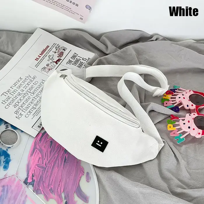 Sac banane en toile pour femme