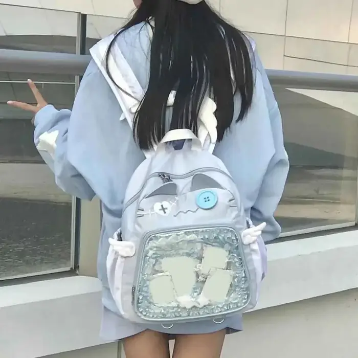 Sac à dos chat mignon pour femme