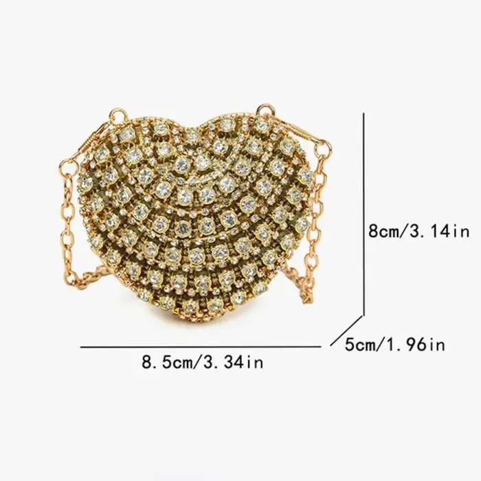 Pochette de Soirée pour Femme en Strass
