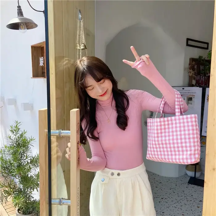 Sac à déjeuner Bento Portable en coton pour femmes