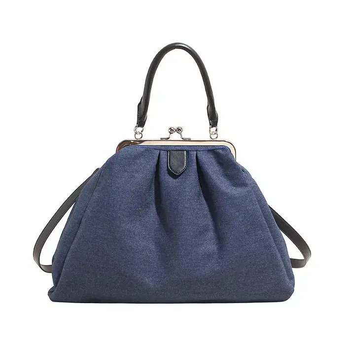 Sac à main pochette imprimé léopard pour femme avec fermoir métallique