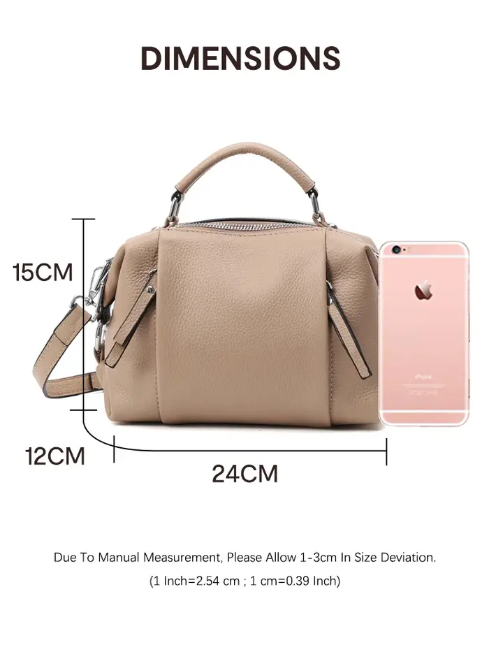 Zency – sac en cuir véritable pour femmes