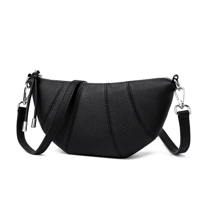 Mini sac à main en forme de corne de vache pour femmes