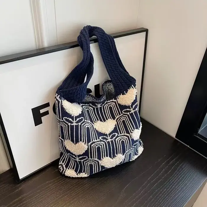 Sac fourre-tout en crochet pour femme