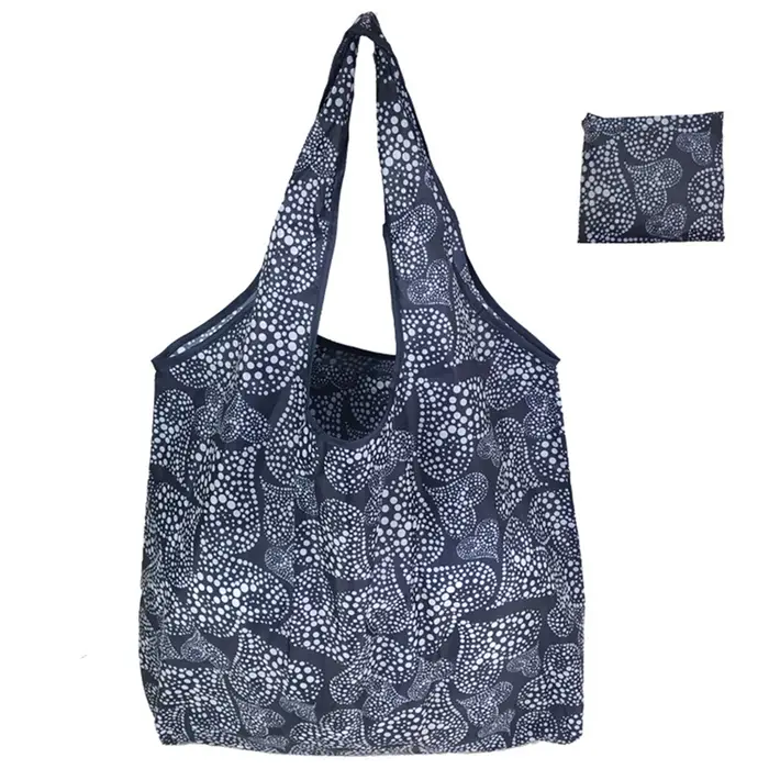 Sac de courses pliable écologique imprimé tendance, sac fourre-tout pliable, sacs à main pratiques d