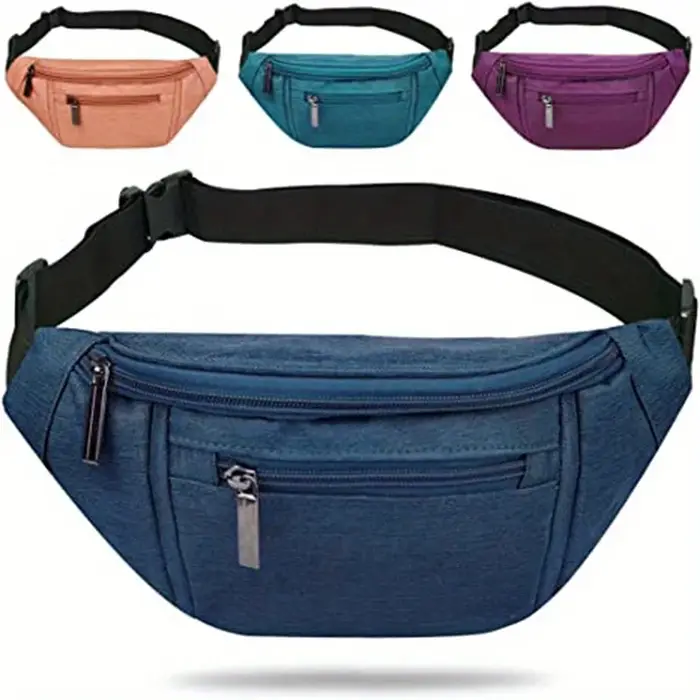 Sac banane unisexe, sac de ceinture pour voyage