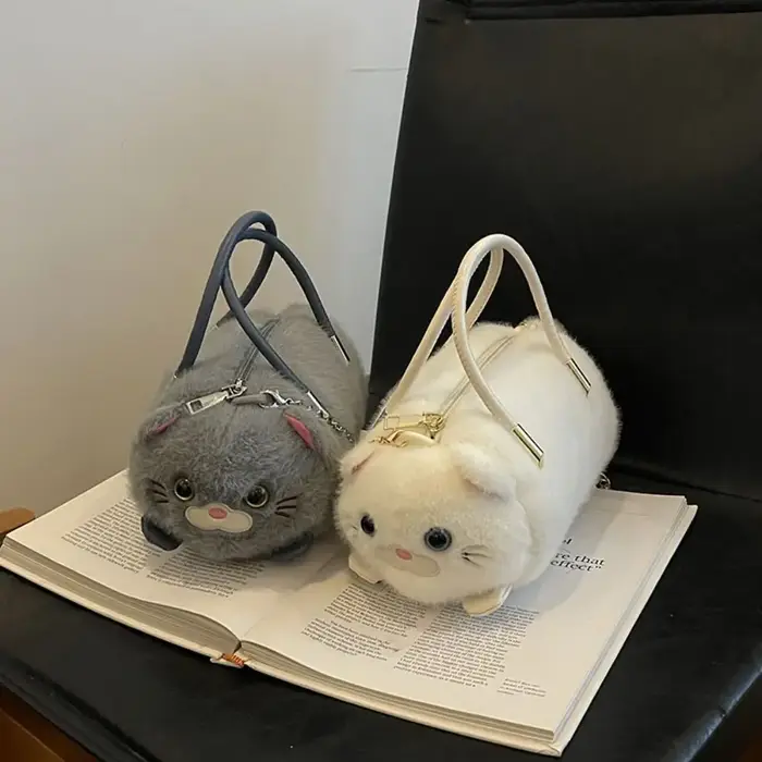 Sac bandoulière tendance en forme de chat