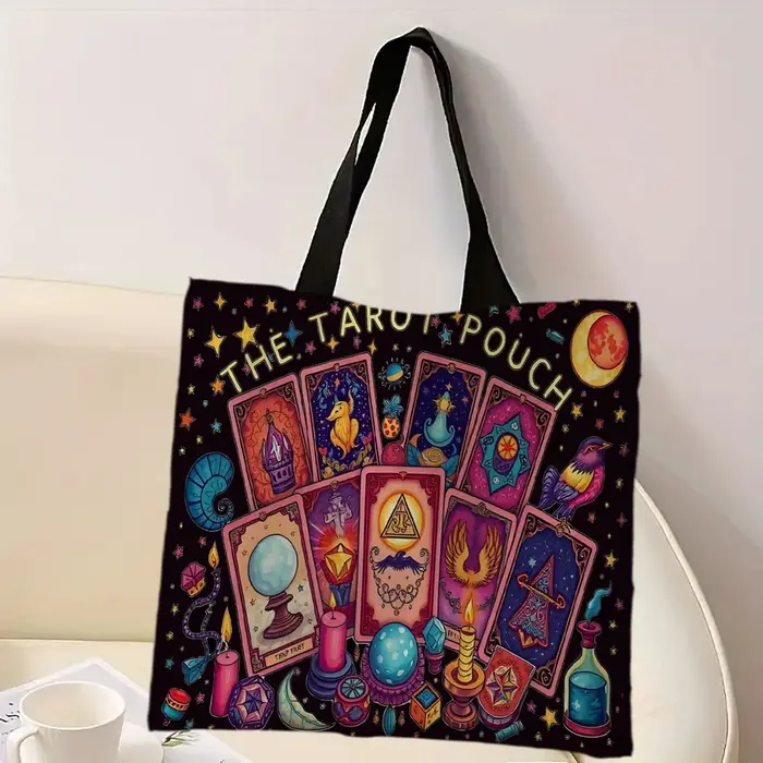 La pochette de Tarot sac à main vibrant sac fourre-tout décoratif sac à bandoulière à usage quotidie