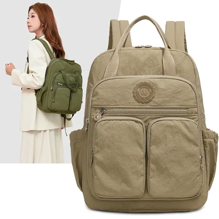 Sac à dos de grande capacité en tissu Oxford pour femme