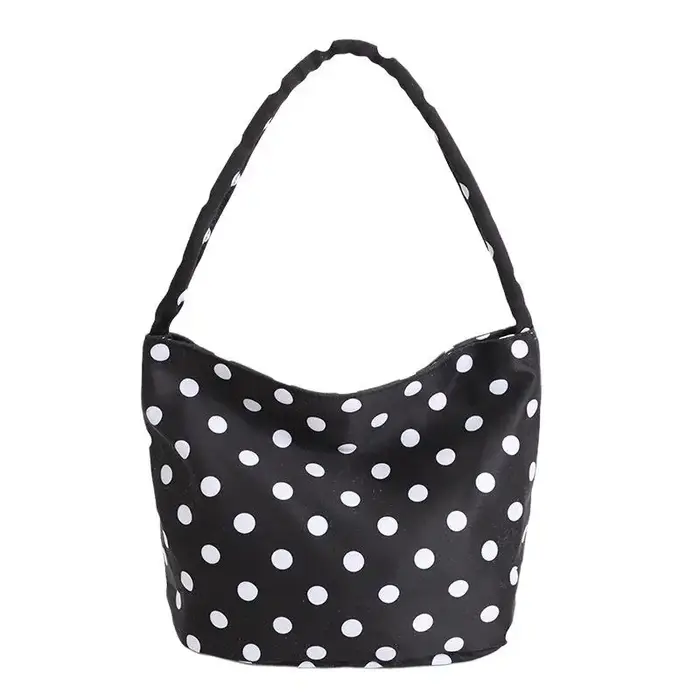Sac fourre-tout à pois en tissu Oxford, sac à main léger de grande capacité, cadeau multicolore pour