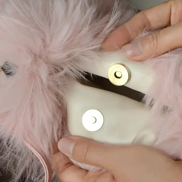 Faux fourrure gland femmes sacs à main
