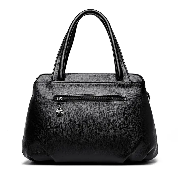 Sacs à main en cuir souple véritable pour femmes